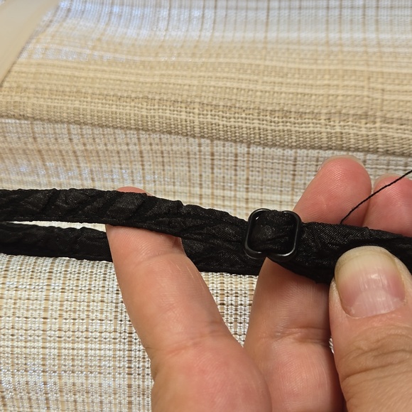 NWT Bloomchic spaghetti strap black dress with embossed flowers. Women's US 20 - Picture 4 of 6